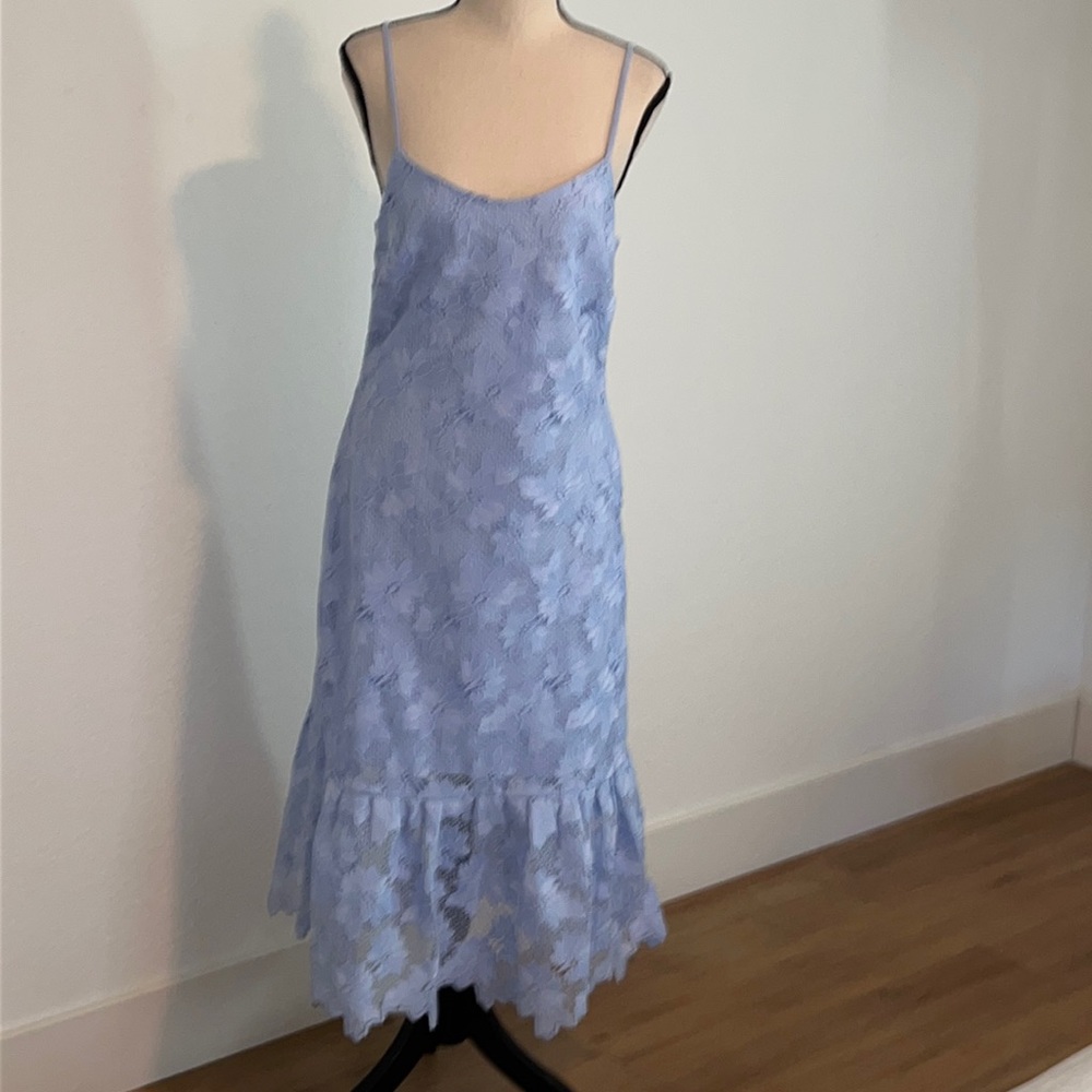Baby blue midi dress